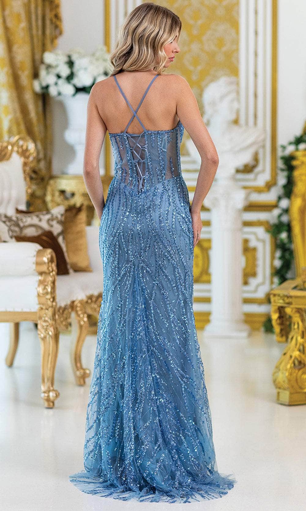 Dancing Queen 4533 - Deep Sweetheart Sheath Gown Prom Dresses