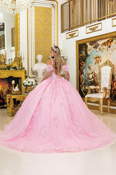 Dancing Queen 5009 - Cold Shoulder Sweetheart Ballgown Quinceanera Dresses
