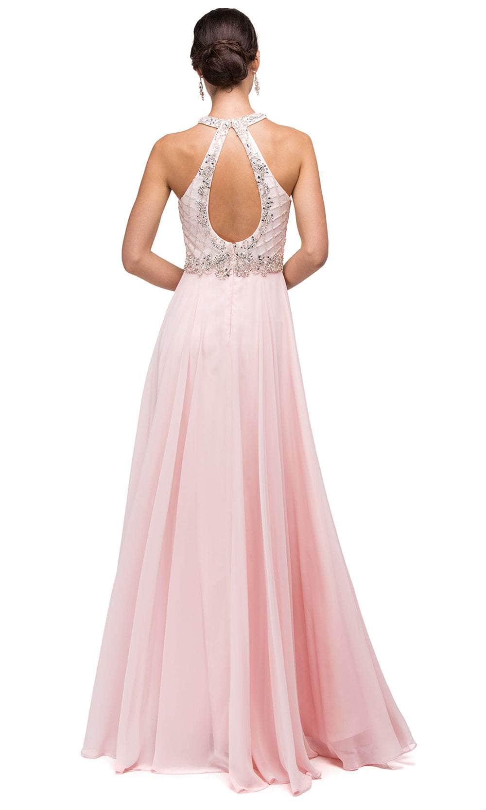 Dancing Queen 9591 - Cutout Racer Back Prom Gown Prom Dresses 