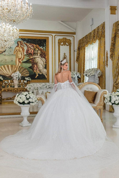 Dancing Queen Bridal 0294 - Sweetheart Sheer Corset Ballgown Wedding Dresses