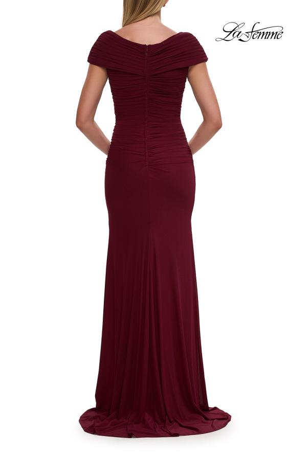 La Femme 29558 - Elegant V-Neck Evening Dress