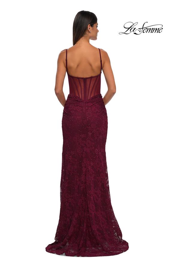 La Femme 32529 - Lace Sleeveless Prom Gown