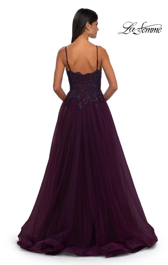 La Femme 32646 - Sleeveless A-Line Prom Gown