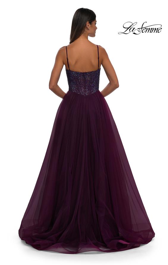 La Femme 32668 - Embellished Sleeveless Prom Gown