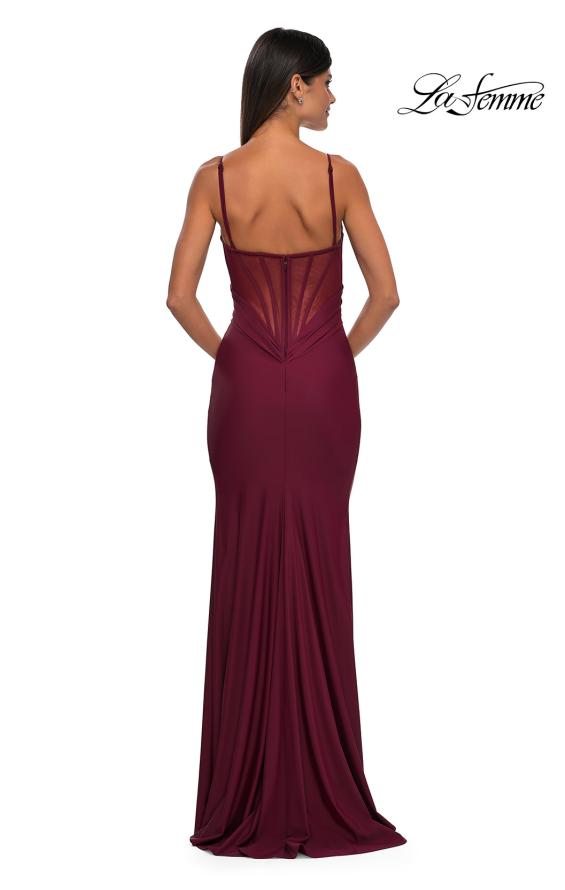 La Femme 32938 - Corset Back Sleeveless Prom Gown
