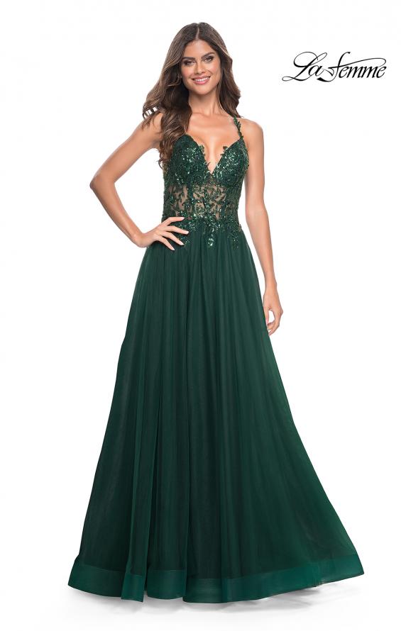 La Femme 31471 - Beaded A-Line Prom Dress