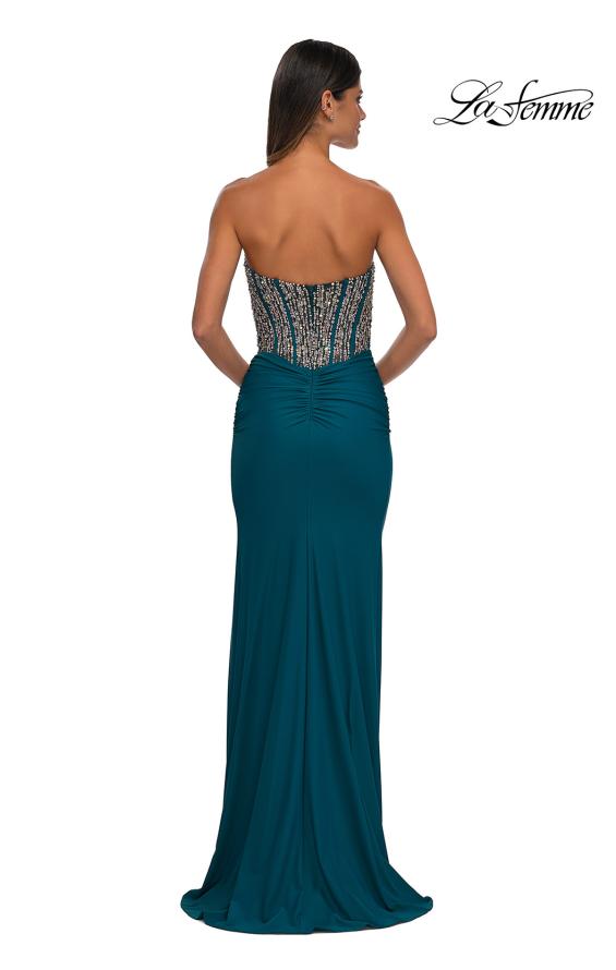 La Femme 32669 - Rhinestone Corset Prom Gown