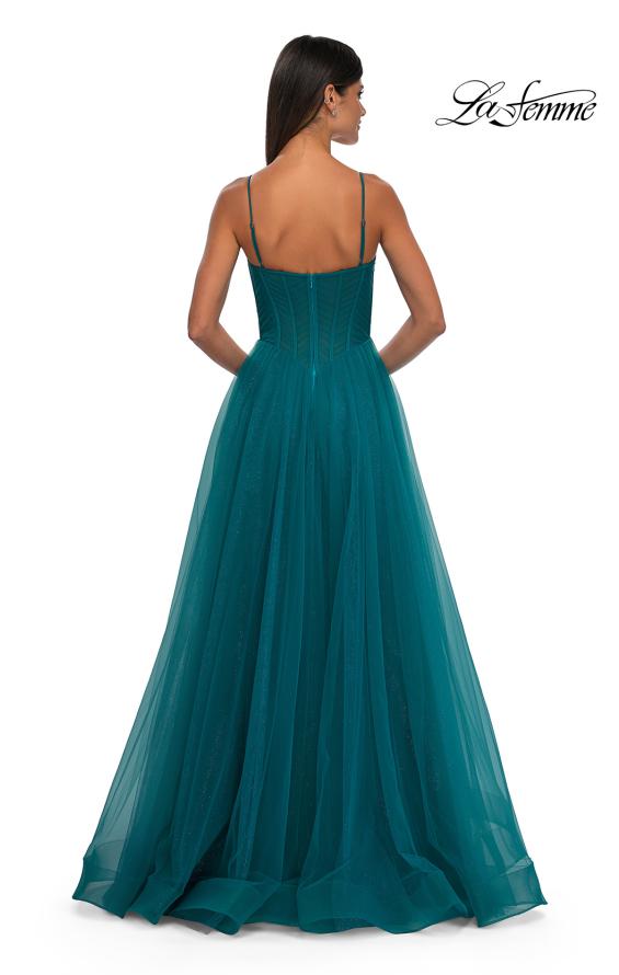 La Femme Dress 32680 Dark Teal / 6 La Femme Dress 32680 Dark Teal / 6