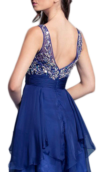 Dazzling Tiered A-line Homecoming Dress Homecoming Dresses