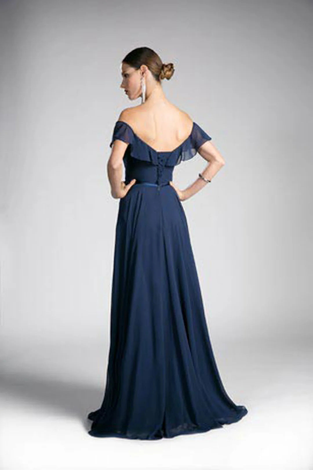 Ladivine CJ246 - Off-Shoulder A Line Bridesmaid Dress