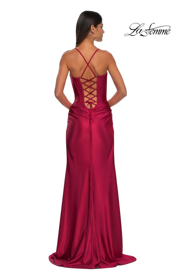 La Femme 32683 - Corset Bodice Sweetheart Prom Gown