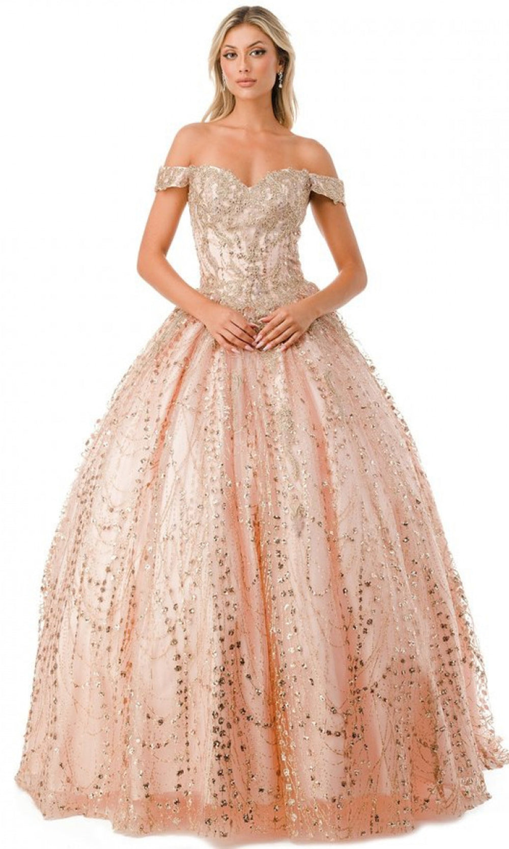 Trevi Collection L2753T - Sweetheart Glitter Ballgown Special Occasion Dresses