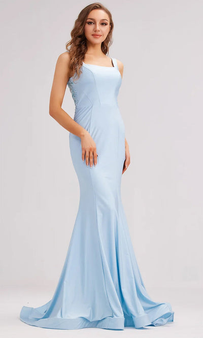 J'Adore Dresses J23039 - Sleeveless Illusion Back Prom Gown Special Occasion Dresses