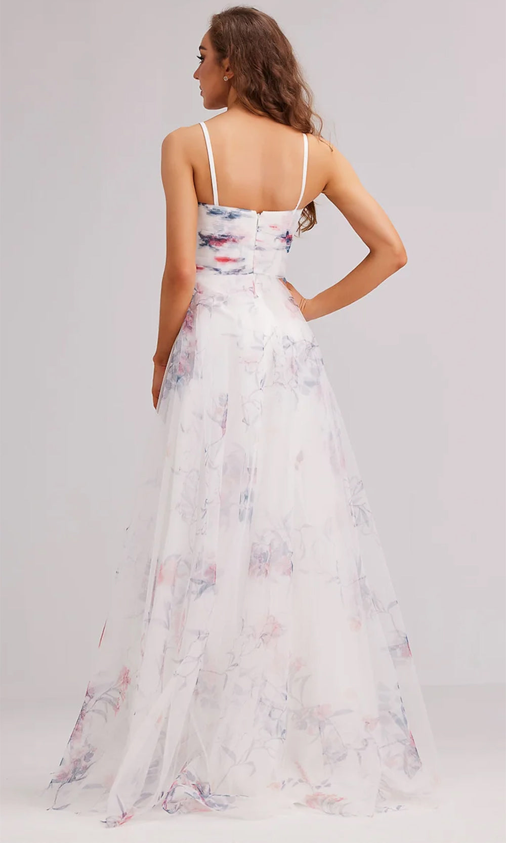 J'Adore Dresses J23021 - Sleeveless Printed Prom Gown Special Occasion Dresses