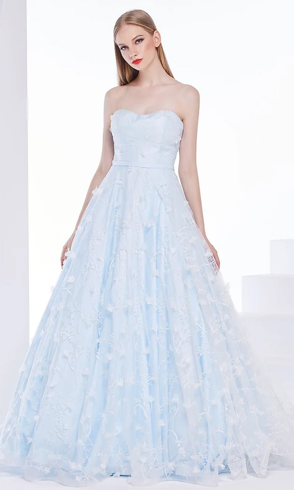 J'Adore Dresses J14035 - Strapless Sweetheart neck Ballgown Special Occasion Dresses