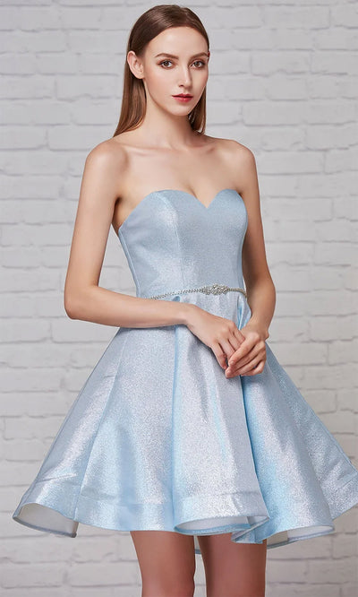 J'Adore Dresses J18073 - Sweetheart Neck Glitter Cocktail Dress Special Occasion Dresses