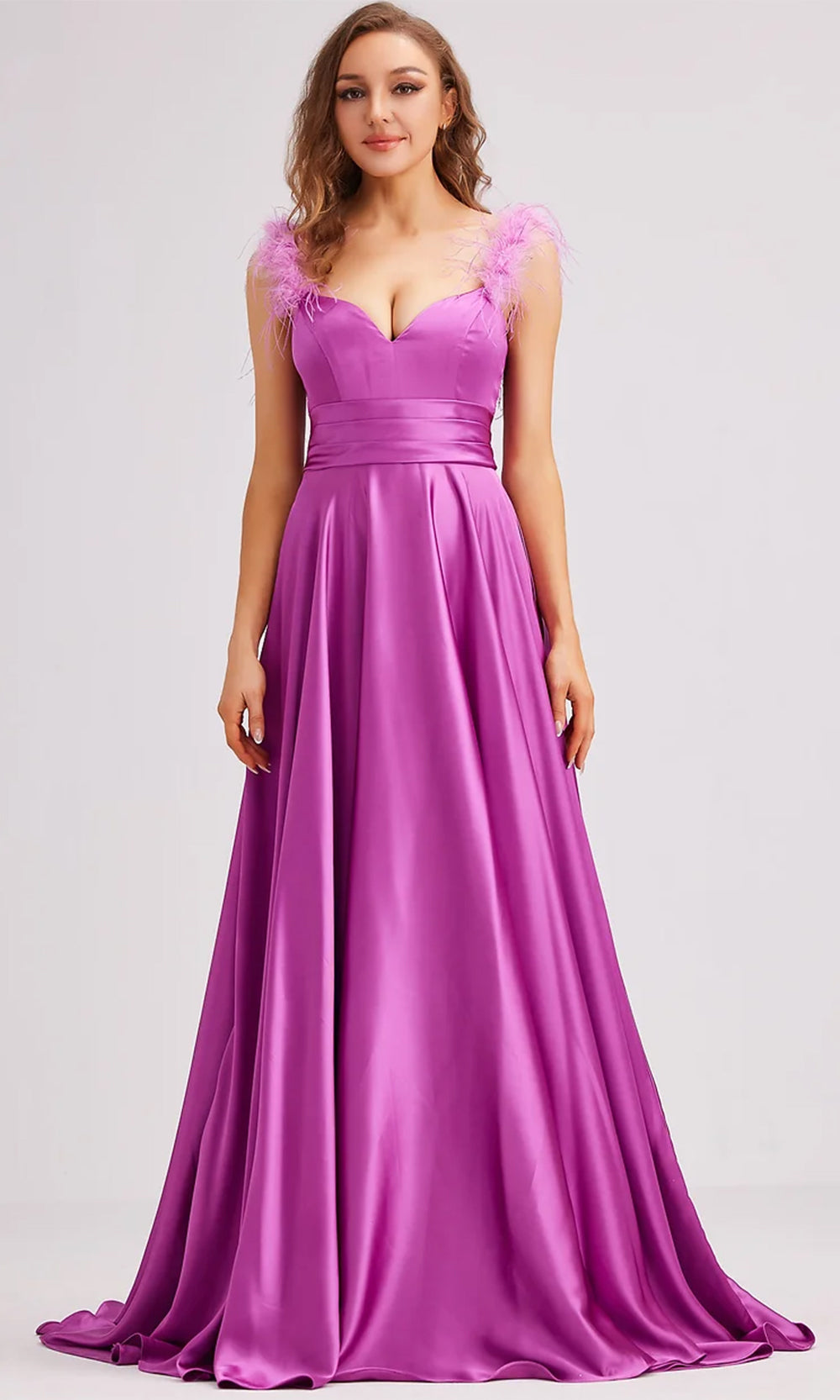 J'Adore Dresses J23009 - Fitted Bodice A-Line Prom Gown Special Occasion Dresses