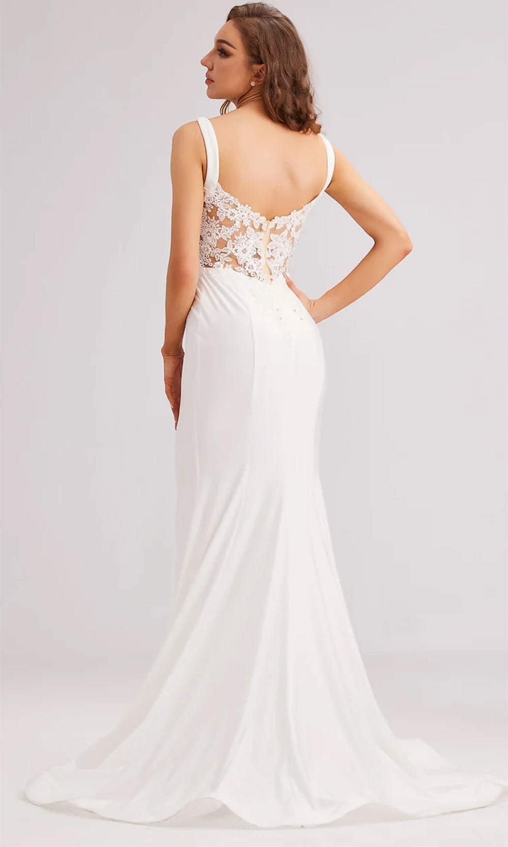 J'Adore Dresses J23039 - Sleeveless Illusion Back Prom Gown Special Occasion Dresses