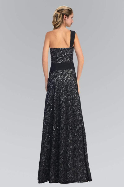Elizabeth K - GL1049 Sequined One Shoulder Strap Sweetheart Dress Bridesmaid Dresses