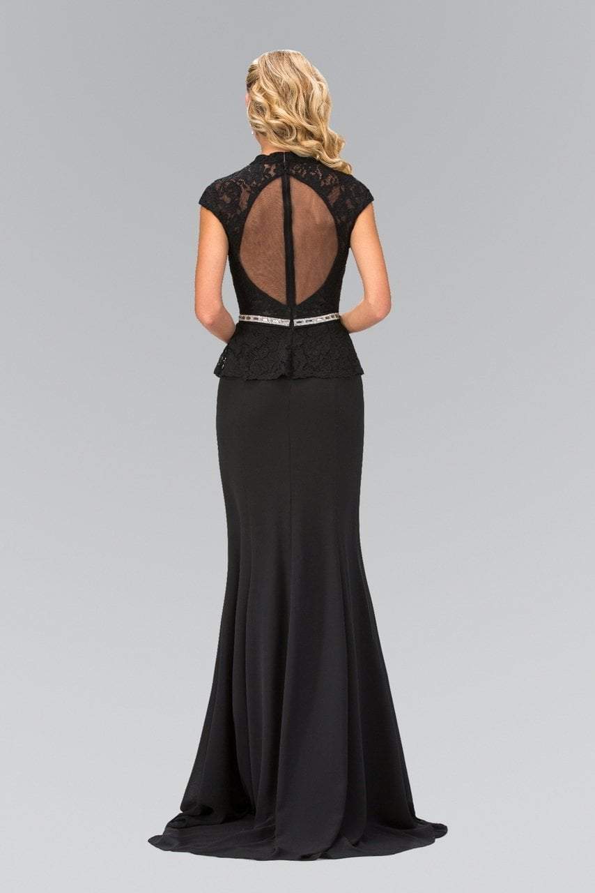 Elizabeth K - GL1421 Laced High Neck Gown Special Occasion Dress