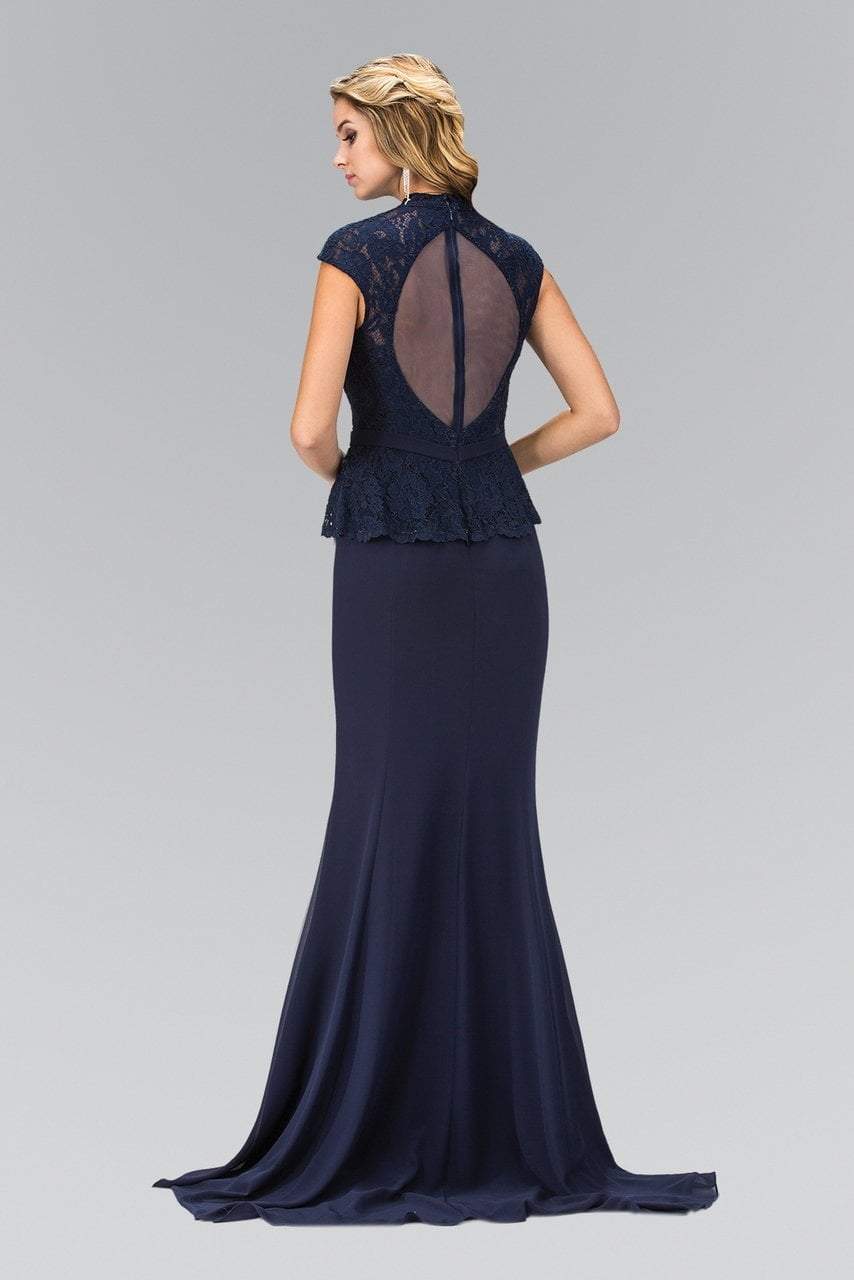 Elizabeth K - GL1421 Laced High Neck Gown Special Occasion Dress