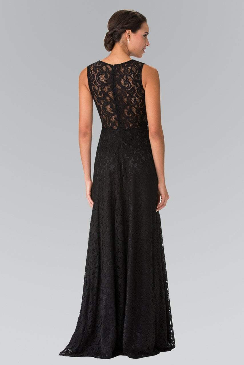 Elizabeth K - GL1460 Sleeveless Beaded Lace Long Dress Bridesmaid Dresses