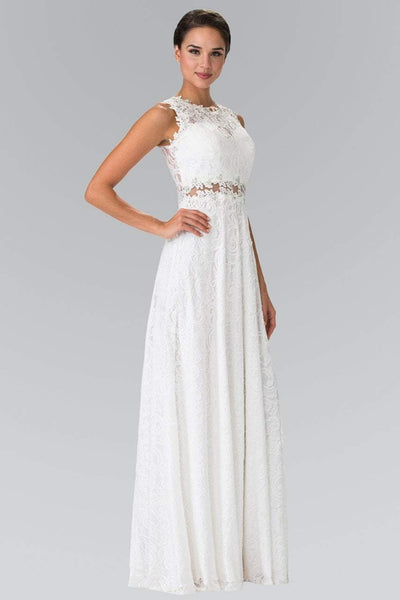 Elizabeth K - GL1460 Sleeveless Beaded Lace Long Dress Bridesmaid Dresses