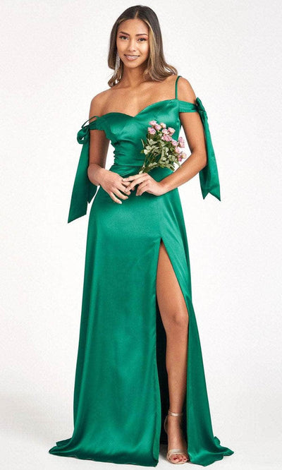 Elizabeth K GL1994 - Tie Strap Satin A-Line Prom Dress Special Occasion Dress