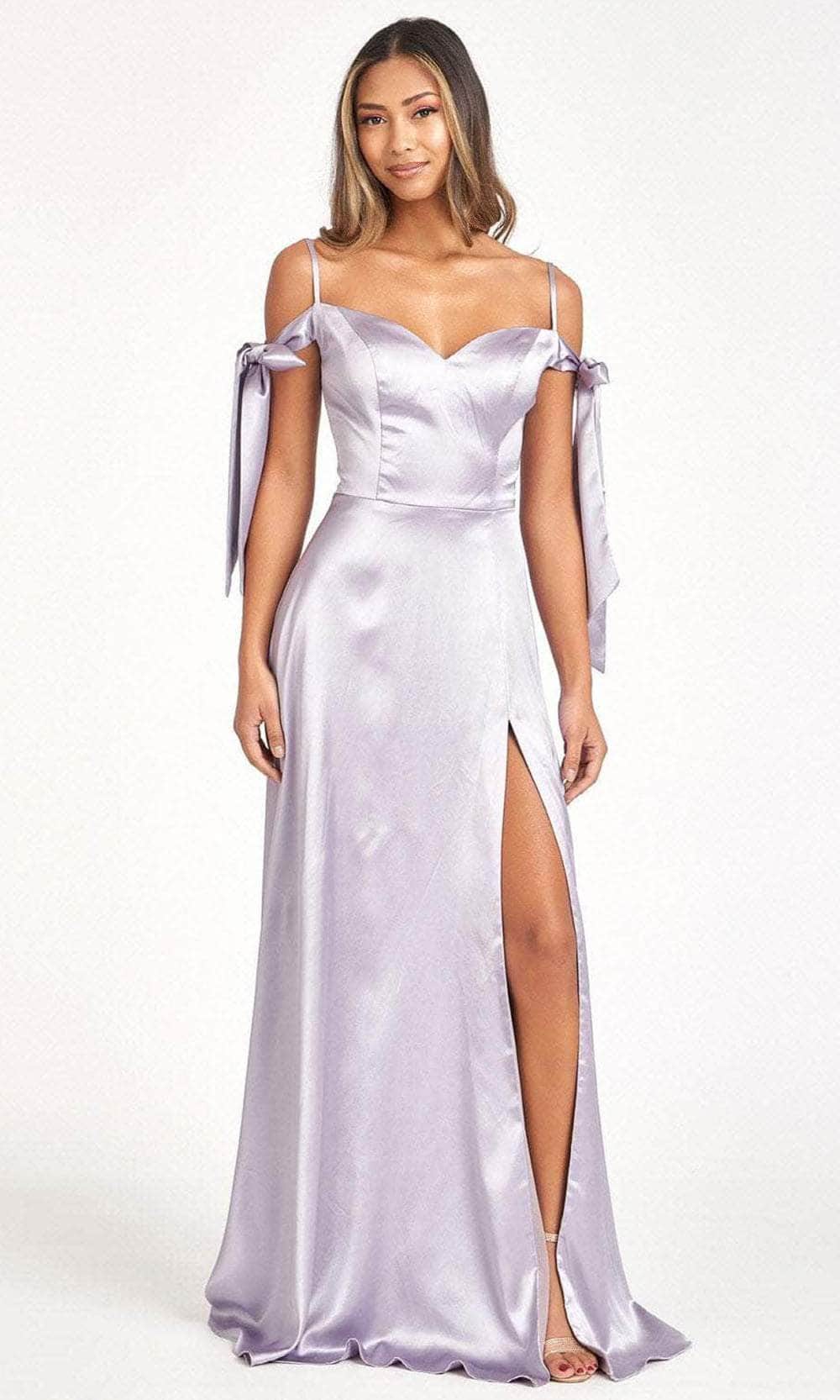 Elizabeth K GL1994 - Tie Strap Satin A-Line Prom Dress Special Occasion Dress