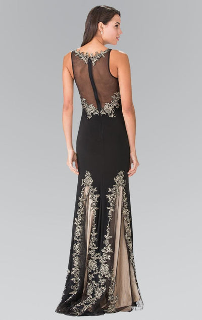 Elizabeth K - GL2204 Embroidered High Neck Gown Special Occasion Dress