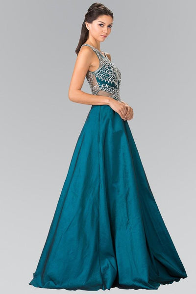 Elizabeth K - GL2253 Sleeveless Beaded Long Gown Special Occasion Dress