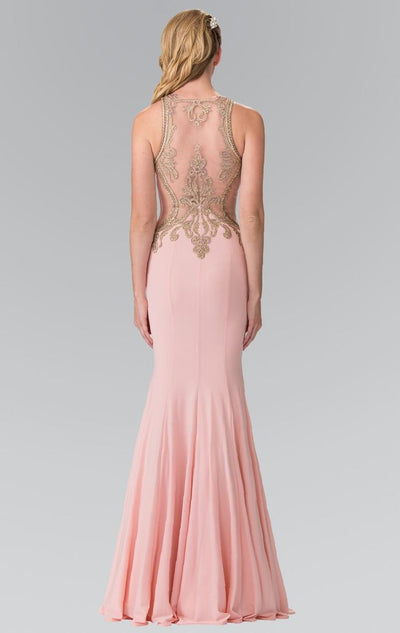Elizabeth K - GL2321 Halter Long Gown with Side Cut Outs Special Occasion Dress