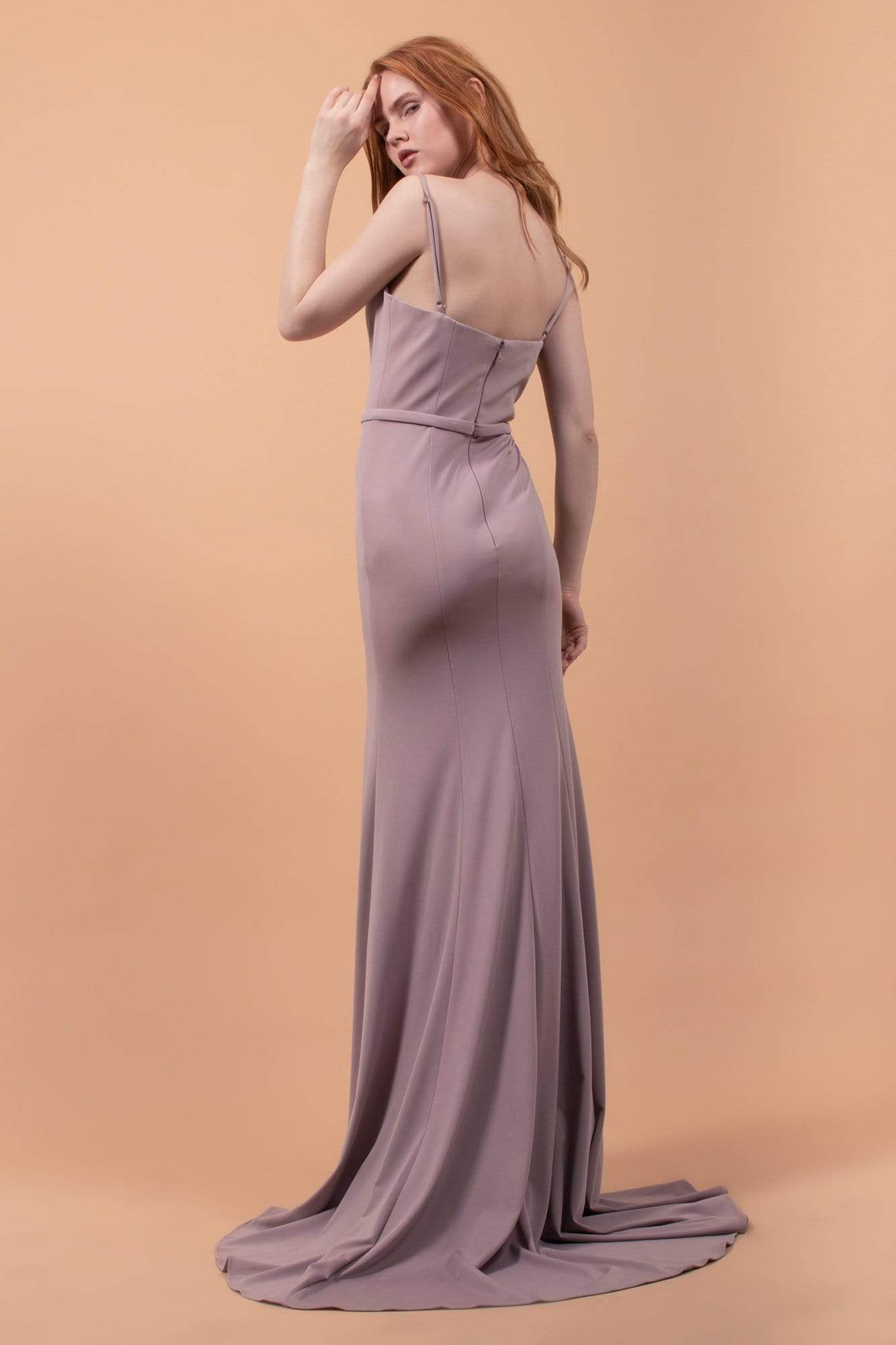 Elizabeth K - GL2670 Seamed Scoop Sheath Evening Dress Bridesmaid Dresses