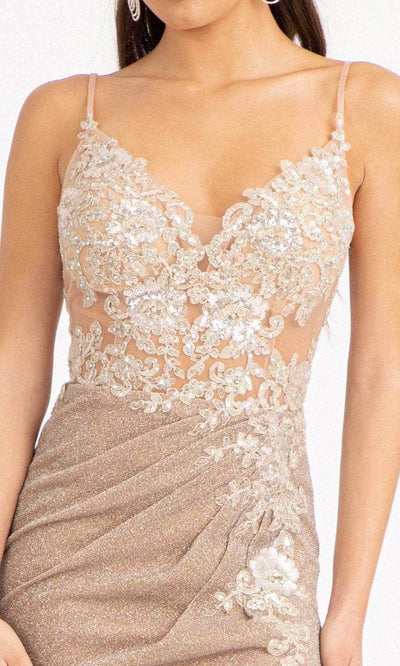 Elizabeth K GL3030 - Sequin Embroidered Prom Gown Special Occasion Dress
