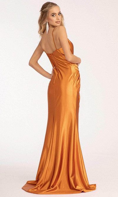 Elizabeth K GL3044 - Draped Satin Mermaid Prom Dress Special Occasion Dress