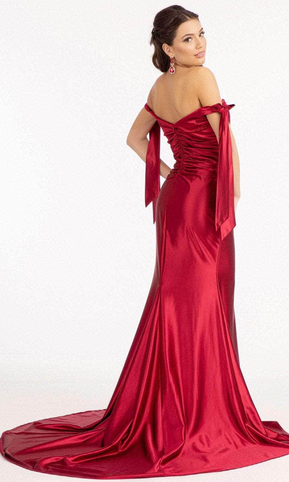 Elizabeth K GL3059 - Ruche Satin Mermaid Prom Dress Special Occasion Dress