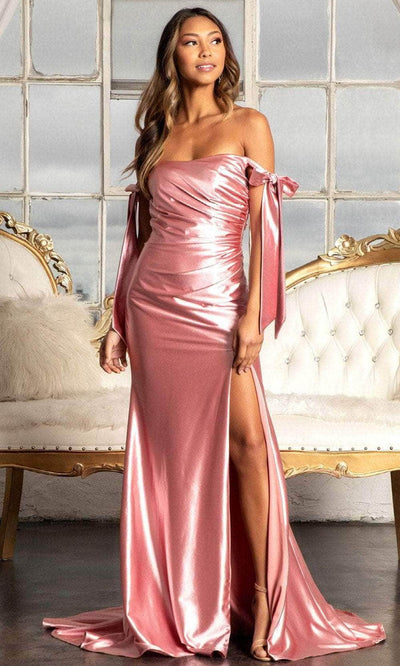 Elizabeth K GL3059 - Ruche Satin Mermaid Prom Dress Special Occasion Dress