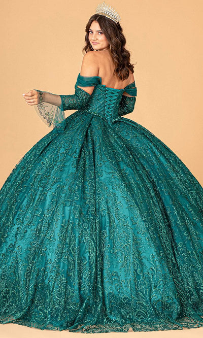 Elizabeth K GL3073 - Embroidered Tulle Ballgown Special Occasion Dress