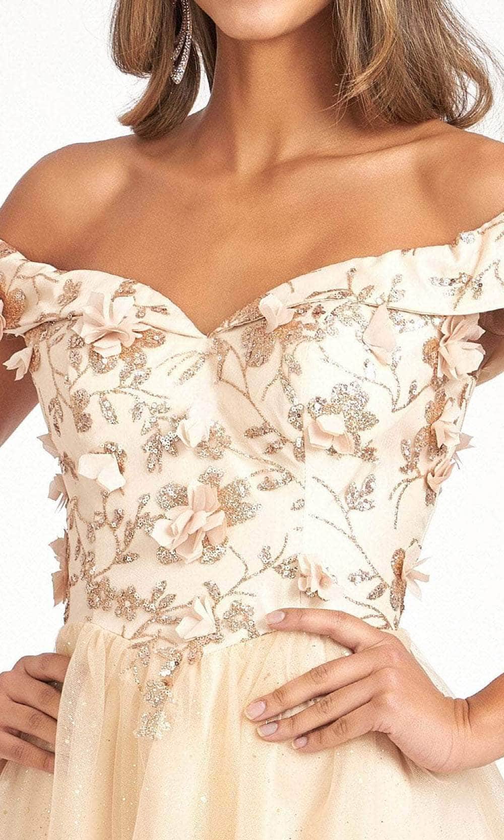 Elizabeth K GS1978 - Sweetheart Glitter Cocktail Dress Special Occasion Dress