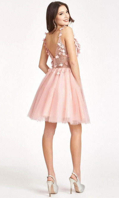 Elizabeth K GS1999 - Sweetheart Appliqued Cocktail Dress Cocktail Dresses