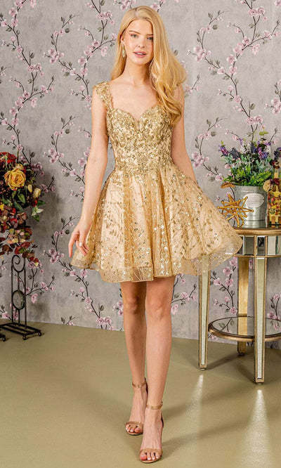 Elizabeth K GS3187 - Sequin Butterfly Cocktail Dress