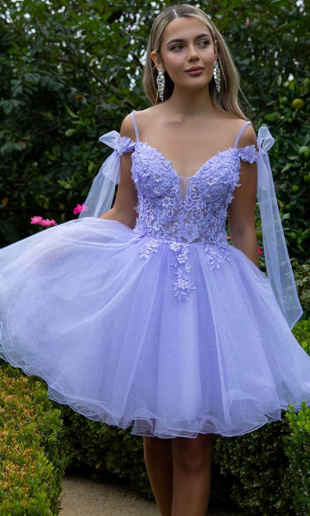 Beautiful Formal Short Dresses For Ladies Ladivine CD0188 Simone's Bridal Prom Pageant Beautiful Formal Short Dresses For Ladies Ladivine CD0188 Simone's Bridal Prom Pageant