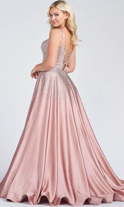 Ellie Wilde EW122015 - Crisscross Back Prom Gown Special Occasion Dress