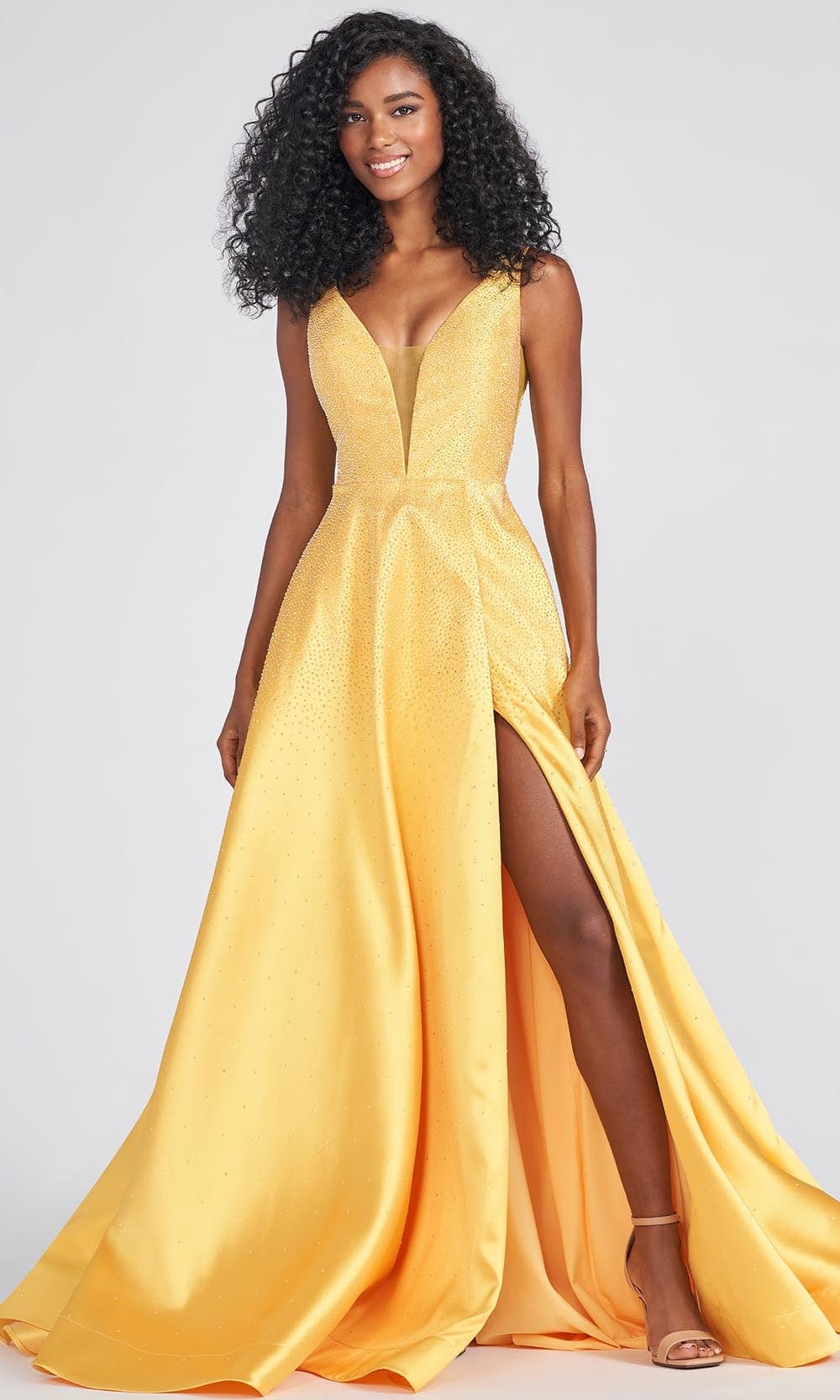 Ellie Wilde EW122021 - Beaded V-Neck Prom Gown Special Occasion Dress