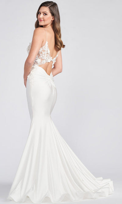 Ellie Wilde EW122041 - Floral Detailed Prom Gown Special Occasion Dress