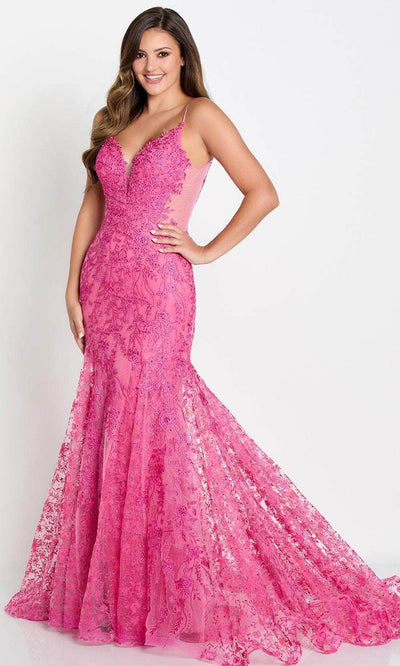 Ellie Wilde EW34093 - Lace Applique Trumpet Prom Dress Prom Dresses