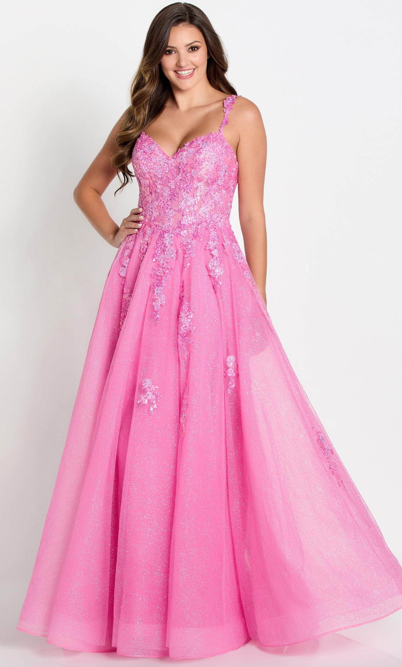 Ellie Wilde EW34098 - Sweetheart Floral Lace Ballgown Ball Gowns