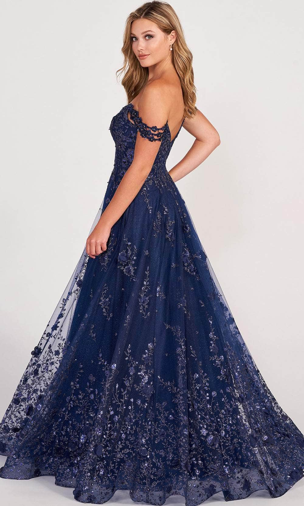 Ellie Wilde EW34113 - Sweetheart Beaded Floral Ballgown Evening Dresses