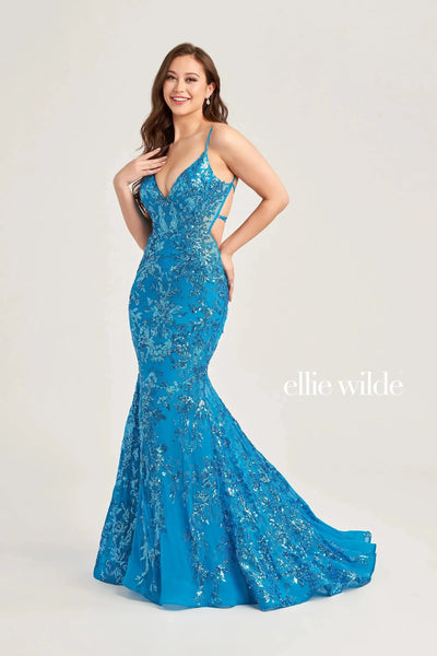 Ellie Wilde EW35011 - Embellished Mermaid Evening Dress