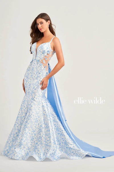 Ellie Wilde EW35033 - Three-Dimensional Sleeveless Gown